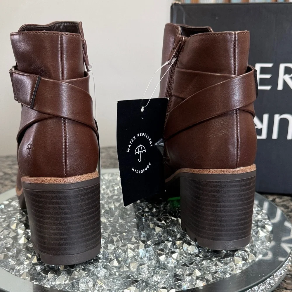 Naturalizer Dark Brown Ankle Booties